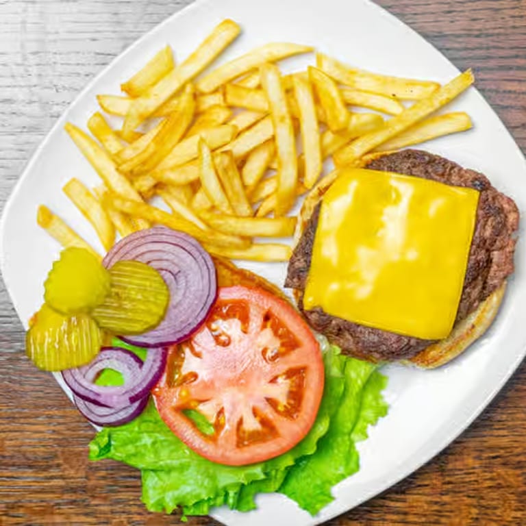 Indulge in Our Cheeseburger