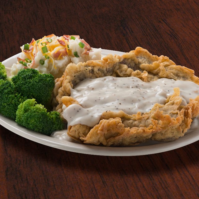 Hand-Breaded Chicken Fried Steak.